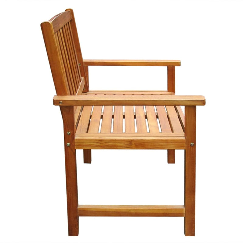 Patio Chairs 2 pcs Solid Acacia Wood Brown