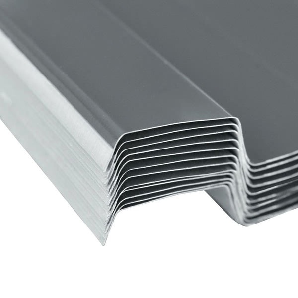 Roof Panels 12 pcs Galvanized Steel Gray