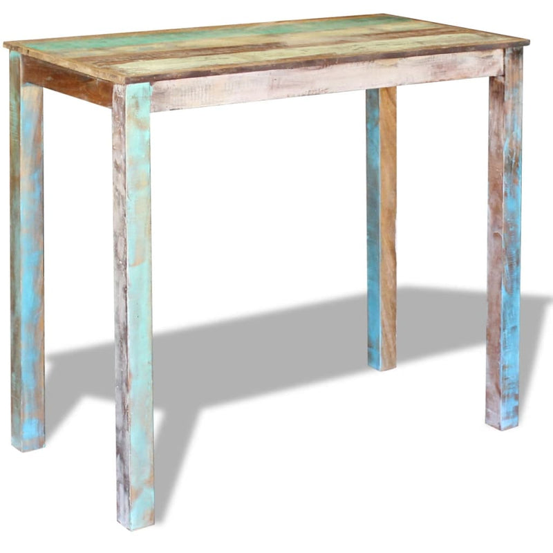 Bar Table Solid Reclaimed Wood 45.3"x23.6"x42"