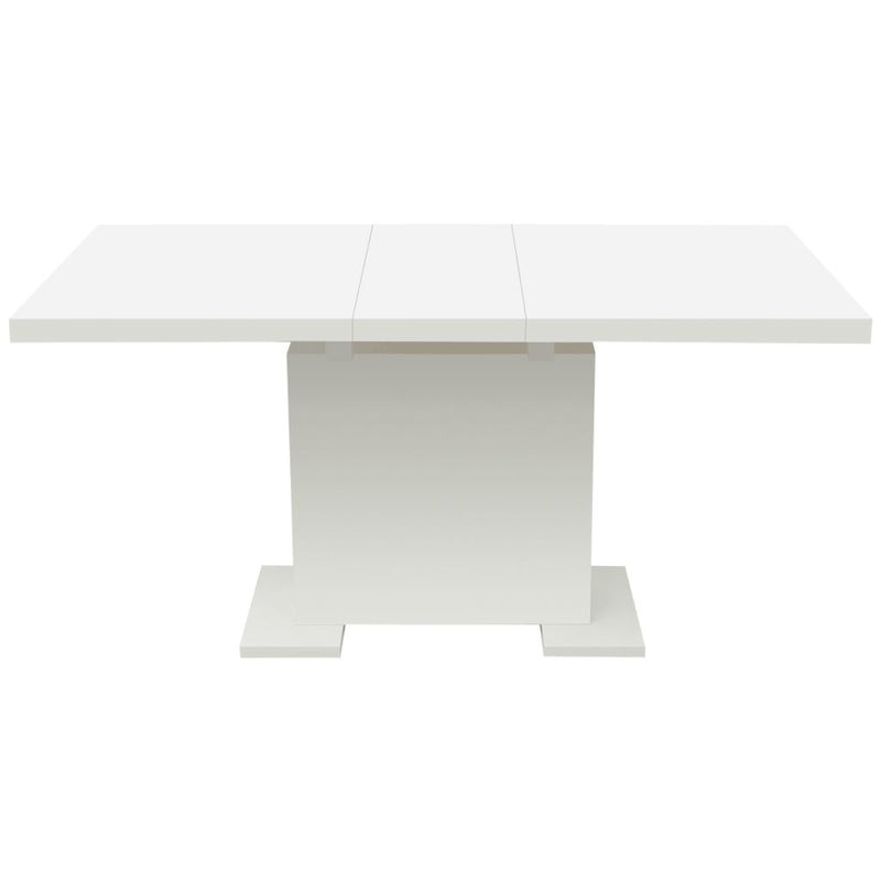 Extendable Dining Table High Gloss White