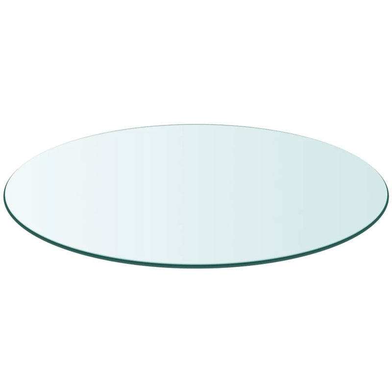 Table Top Tempered Glass Round 19.7"