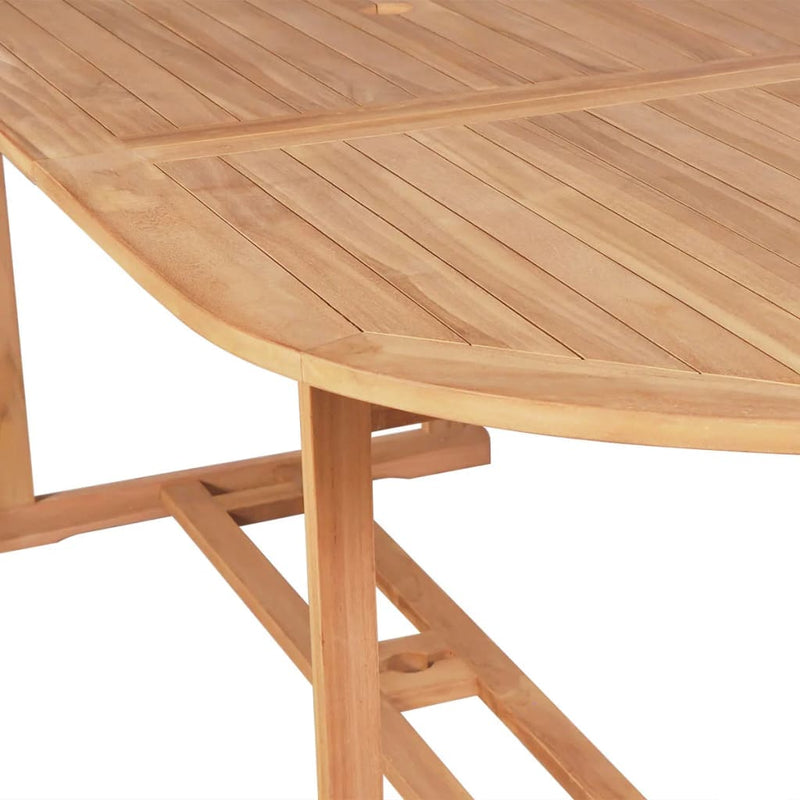 Patio Table 70.8"x35.4"x29.5" Solid Teak Wood