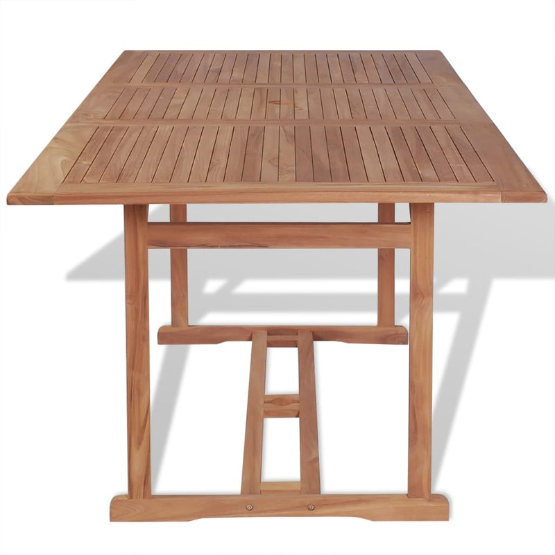 Patio Table 70.9"x35.4"x29.5" Solid Teak Wood