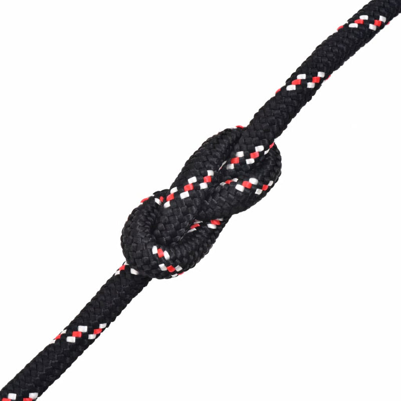 Marine Rope Polypropylene 0.31" 3937" Black