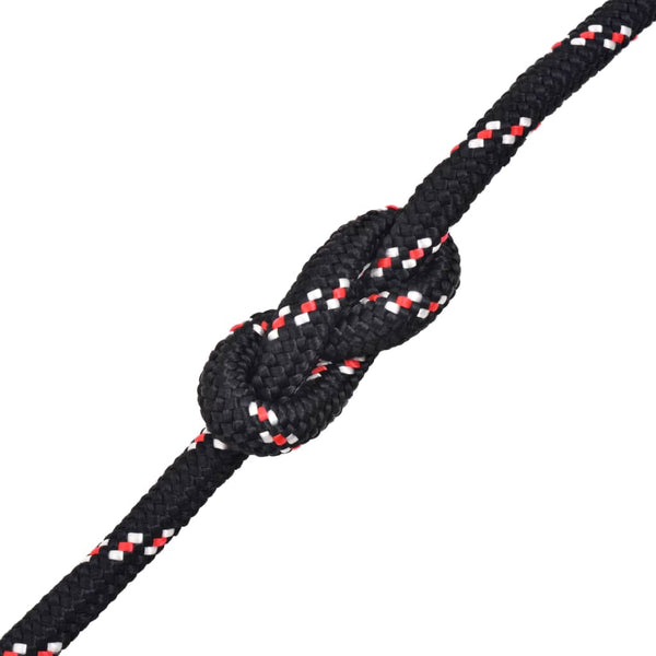 Marine Rope Polypropylene 0.39" 1968.5" Black