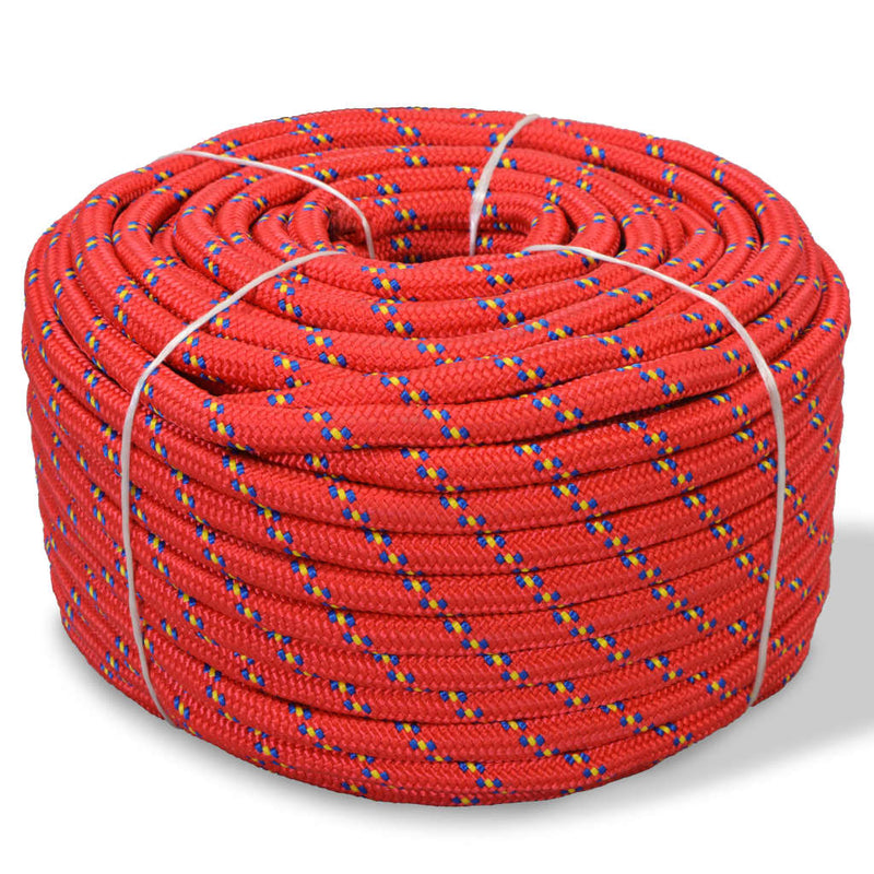 Marine Rope Polypropylene 0.24" 3937" Red