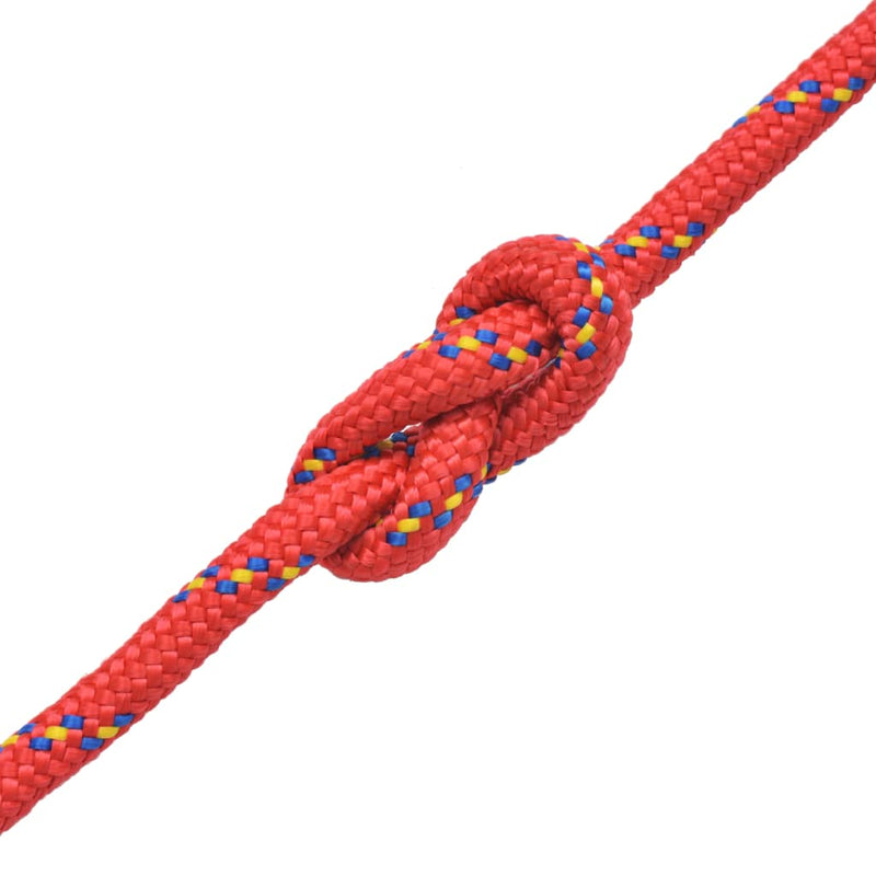 Marine Rope Polypropylene 0.31" 3937" Red