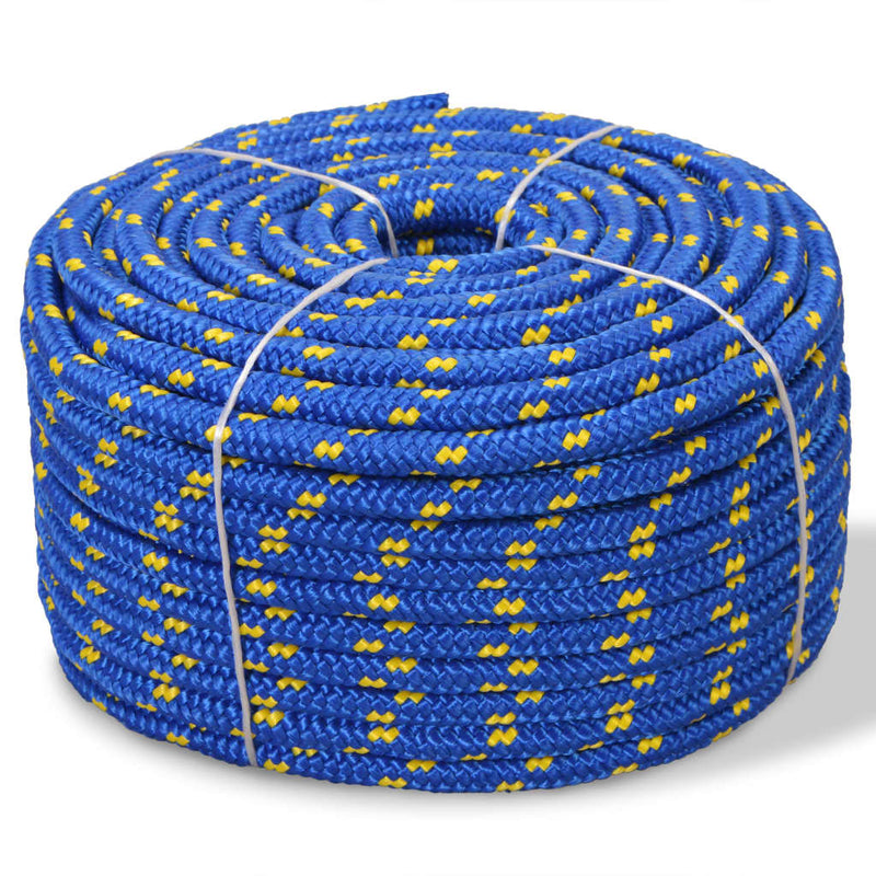 Marine Rope Polypropylene 0.39" 1968.5" Blue