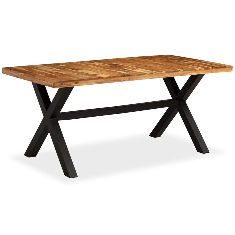 Dining Table Solid Acacia and Mango Wood 70.9"x35.4"x29.9"