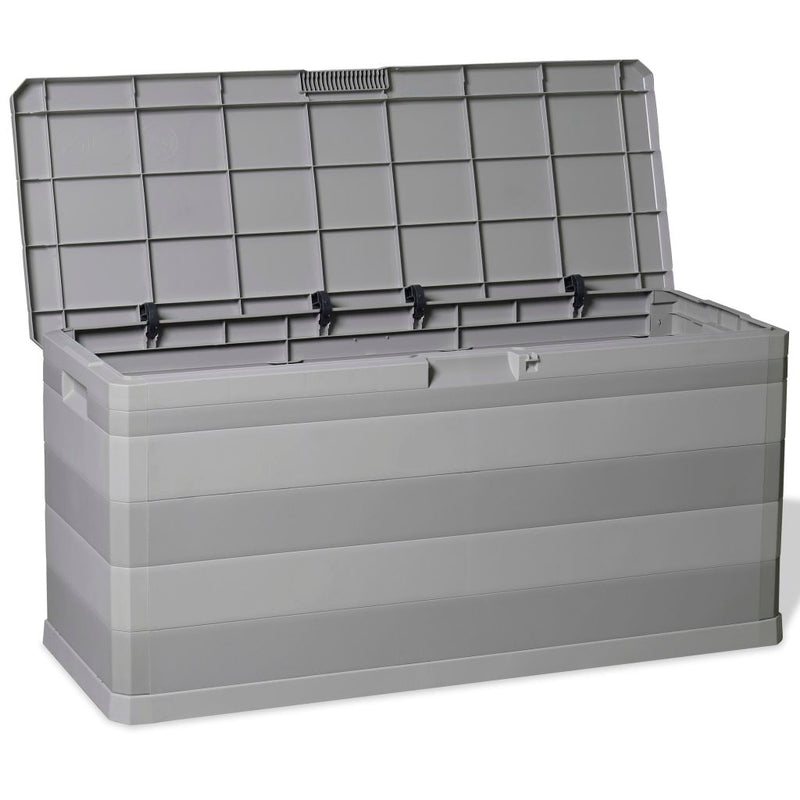 Patio Storage Box Gray 46.1"x17.7"x22"