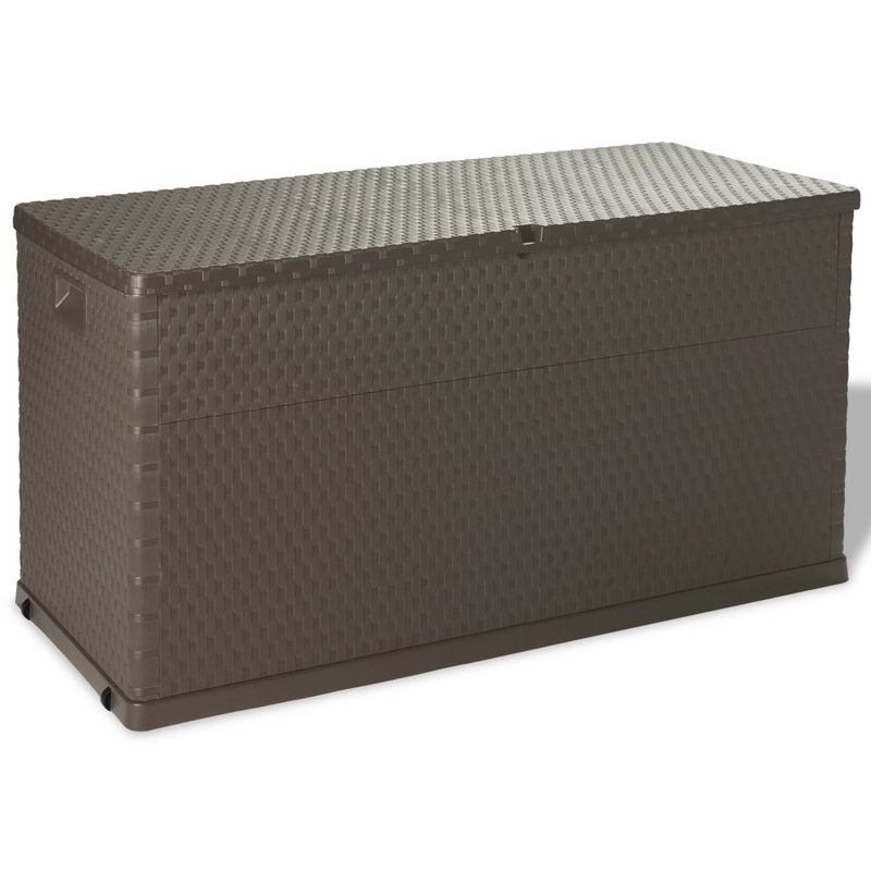 Patio Storage Box Brown 47.2"x22"x24.8"