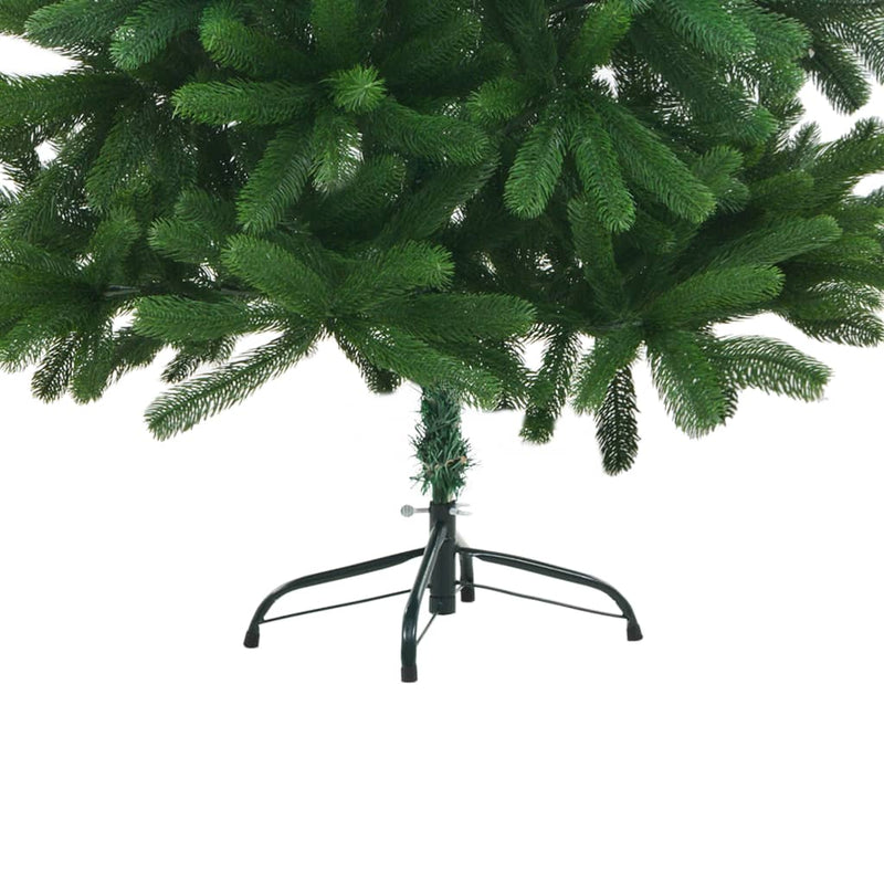 Faux Christmas Tree 82.7" Lifelike Needles Green