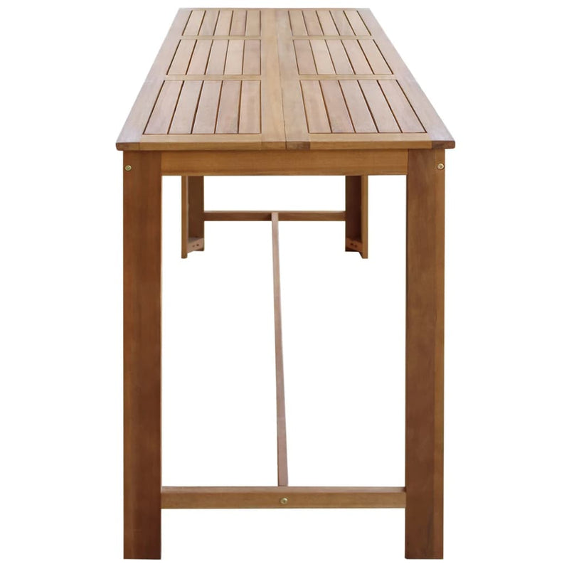 Bar Table Solid Acacia Wood 59"x27.6"x41.3"