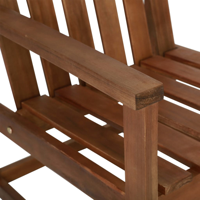 Patio Sofa Chairs 2 pcs Solid Acacia Wood