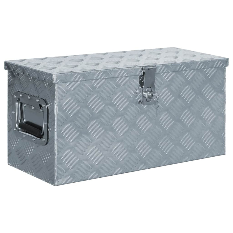 Aluminum Box 21.2"x10.4"x11.8" Silver