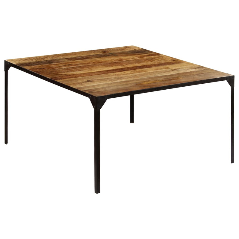 Dining Table 55.1"x55.1"x29.9" Solid Mango Wood