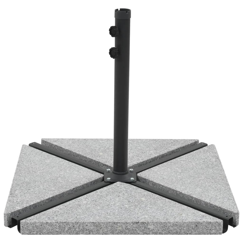 Umbrella Weight Plate Granite 33.1 lb Triangular Gray