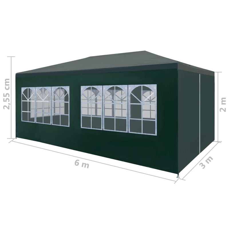 Party Tent 9'10"x19'8" Green