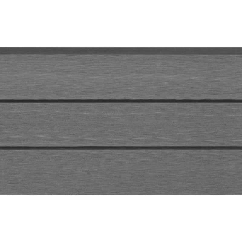 Replacement Fence Boards 9 pcs WPC 66.9" Gray