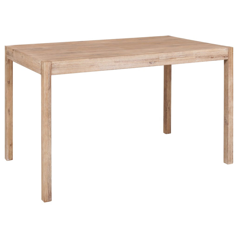 Dining Table 47.2"x27.6"x29.5" Solid Acacia Wood