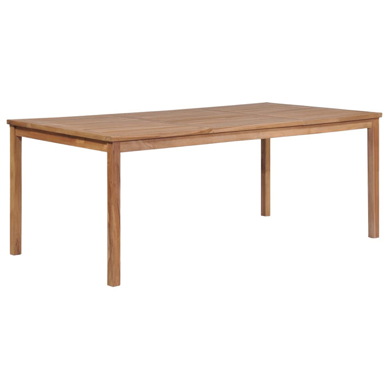 Patio Table 78.7"x39.4"x30.3" Solid Teak Wood