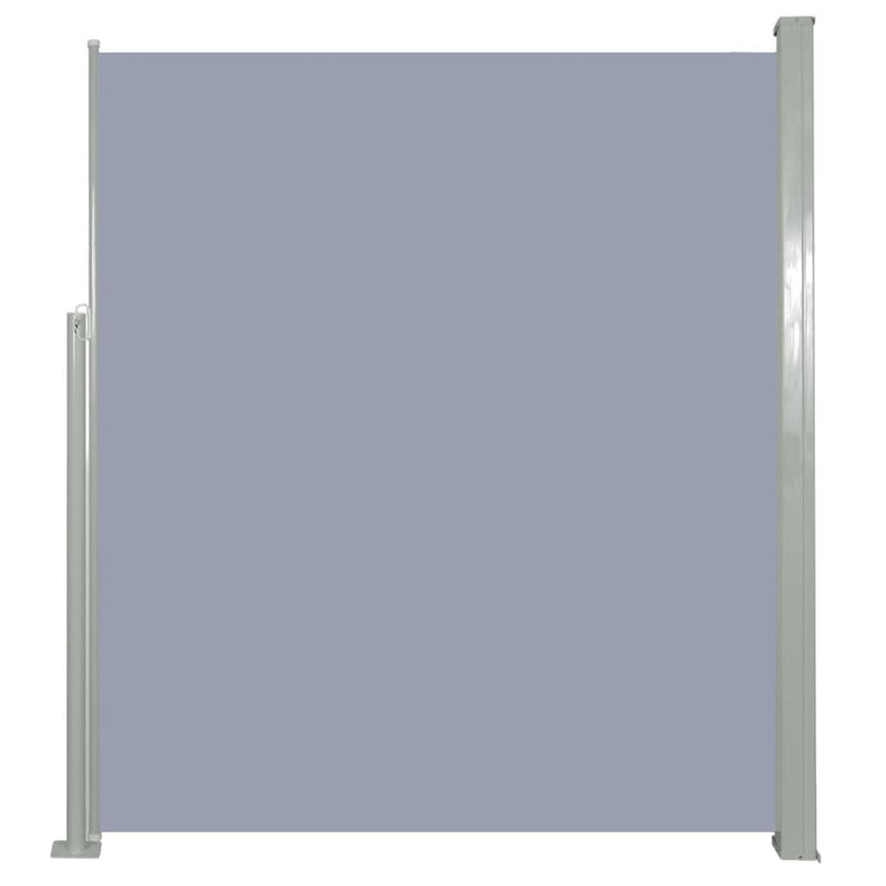 Retractable Side Awning 63"x196.9"Gray