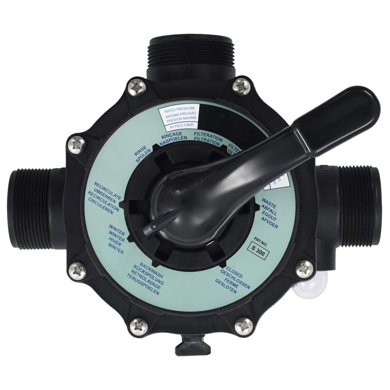 Multiport Valve for Sand Filter ABS 1.5" 6-way