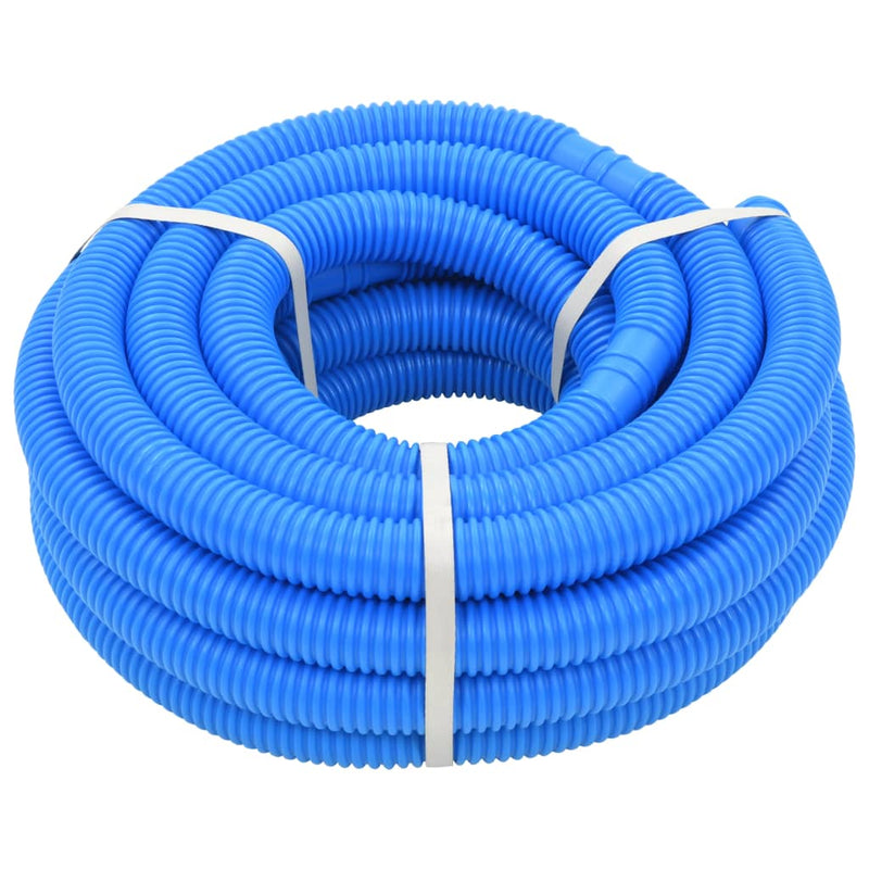 Pool Hose with Clamps Blue 1.4" 39.3'