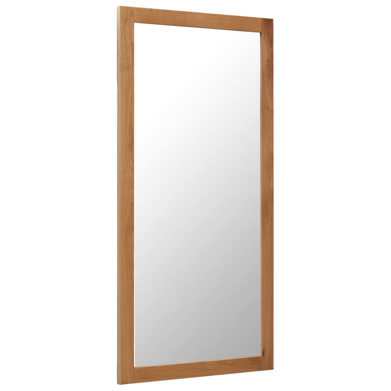 Mirror 23.6"x47.2" Solid Oak Wood