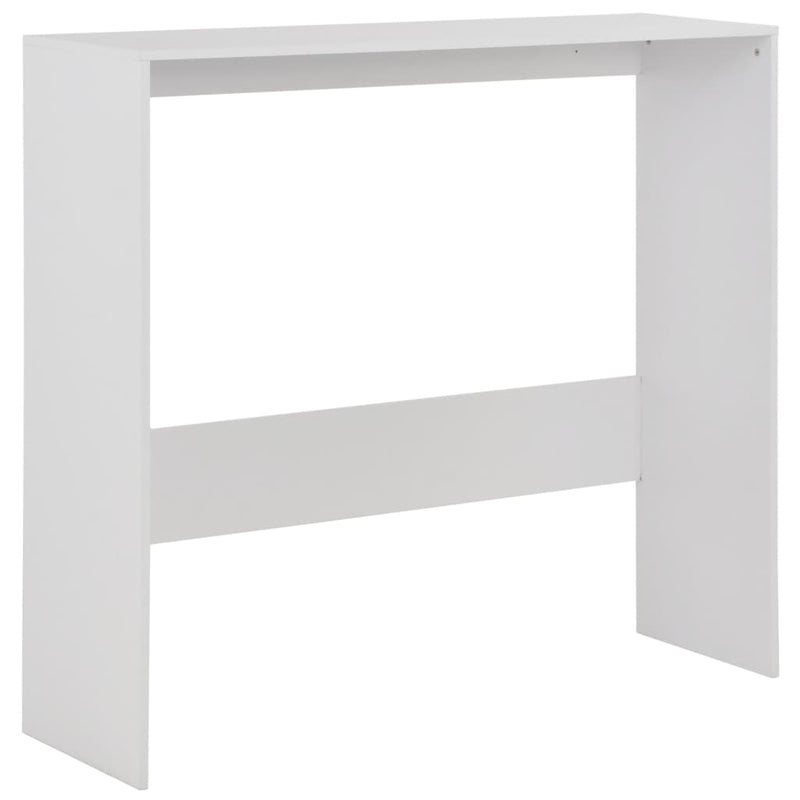 Bar Table with 2 Table Tops White 51.18"x15.75"x47.24"