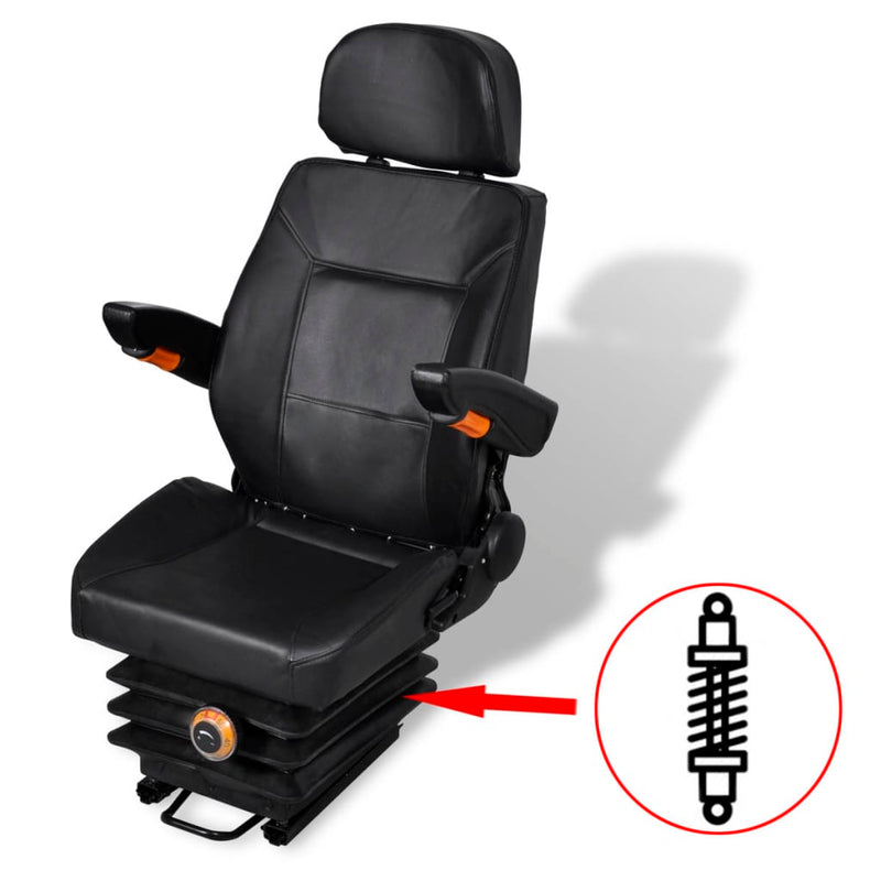 Tractor Seat with Suspension