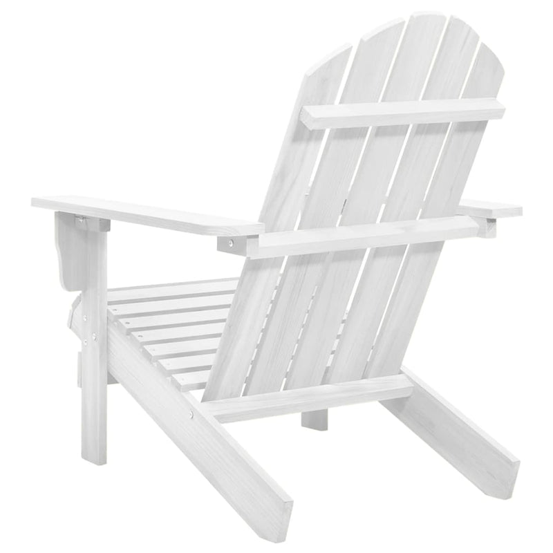 Patio Chair Wood White