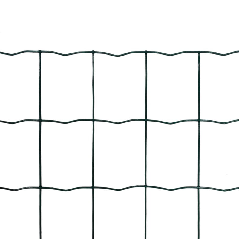 Euro Fence Steel 32.8ft x 2.6ft Green