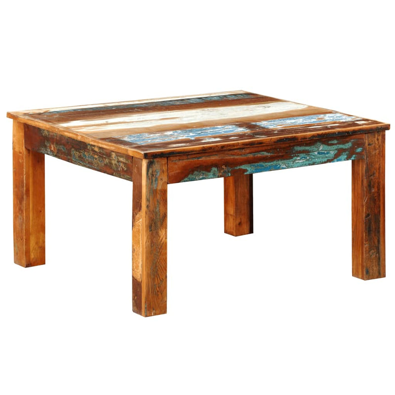 Coffee Table Square Reclaimed Wood