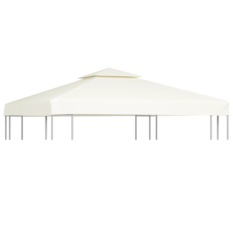 Gazebo Cover Canopy Replacement 9.14 oz/ydÂ² Cream White 10'x10'