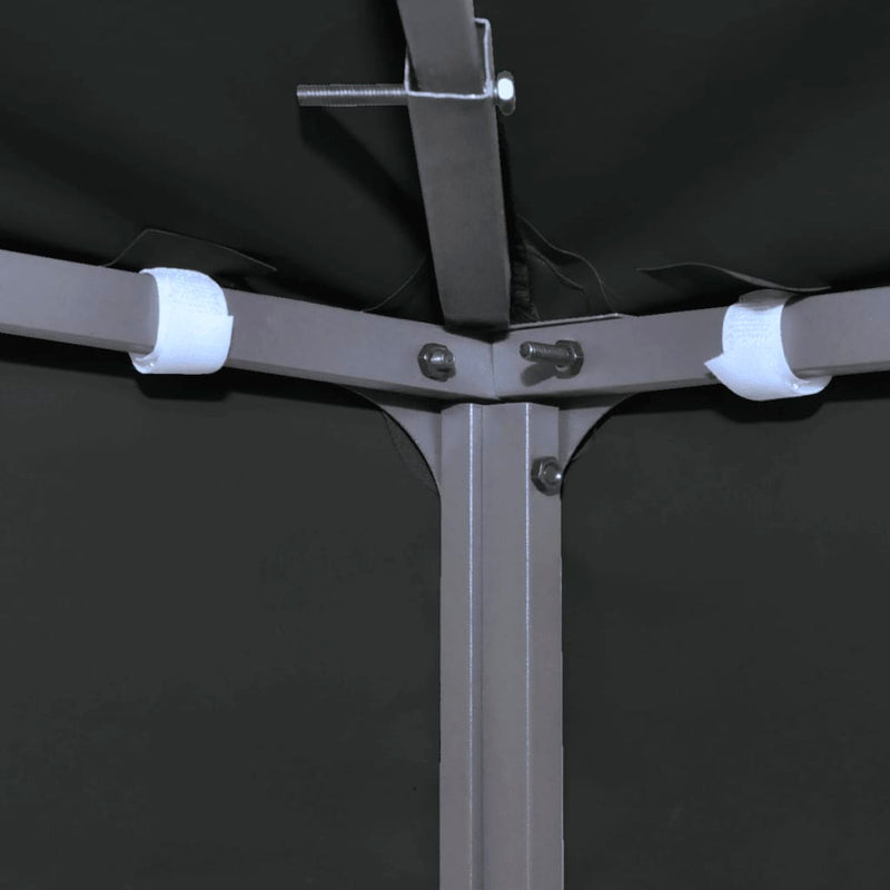 Gazebo Cover Canopy Replacement 9.14 oz/ydÂ² Dark Gray 10'x10'
