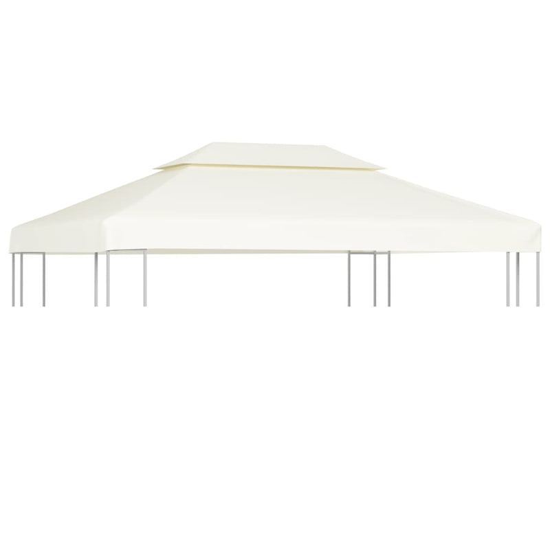 Gazebo Cover Canopy Replacement 9.14 oz/ydÂ² Cream White 10'x13'