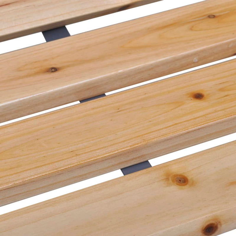Patio Bench 47.2â€ Wood and Iron