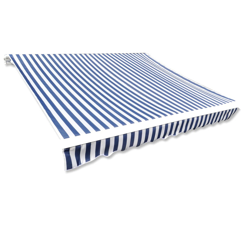Awning Top Canvas Blue & White 19' 8"x9' 10" (Frame Not Included)