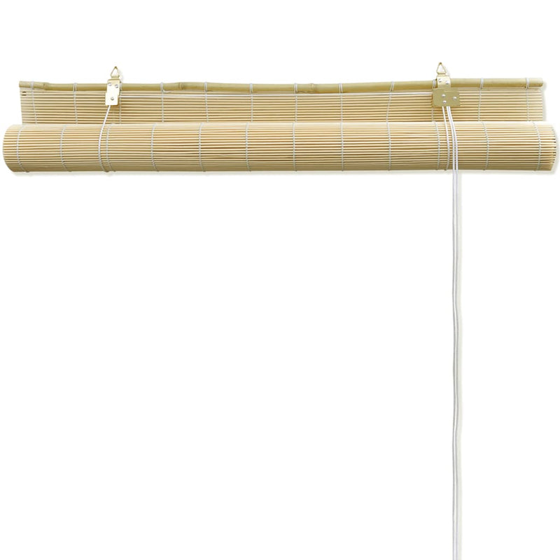 Natural Bamboo Roller Blinds 47.2" x 63"