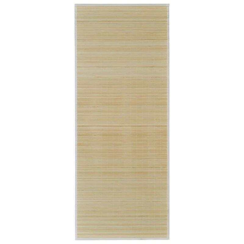 Rectangular Natural Bamboo Rug 31.5" x 78.7"