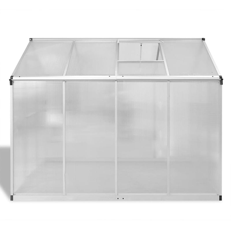 Reinforced Aluminium Greenhouse with Base Frame 49.5ftÂ²