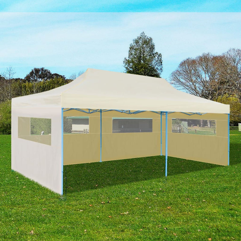 Cream Foldable Pop-up Party Tent 9'10"x19'8"