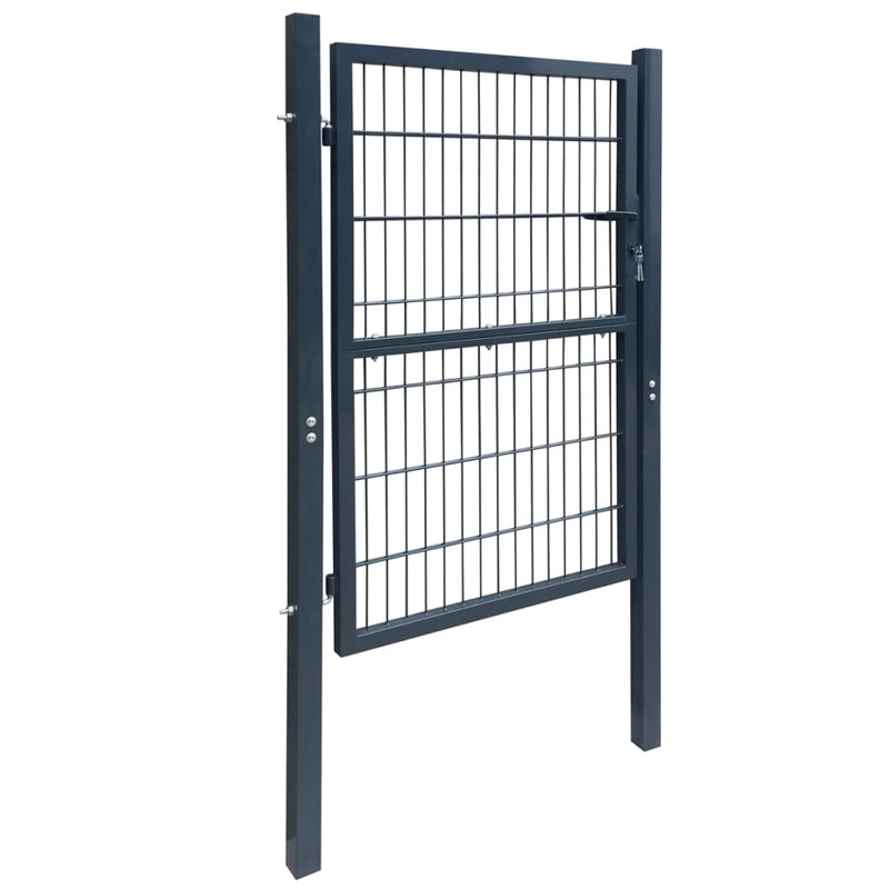 2D Fence Gate (Single) Anthracite Gray 41.7" x 66.9"