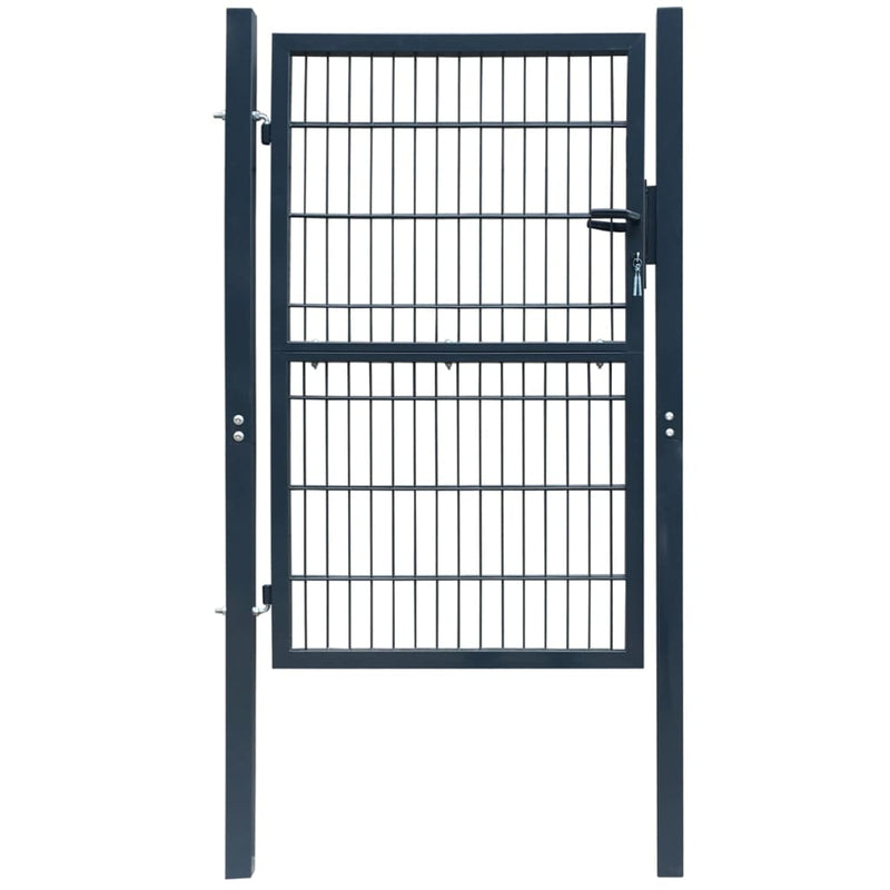 2D Fence Gate (Single) Anthracite Gray 41.7" x 90.6"