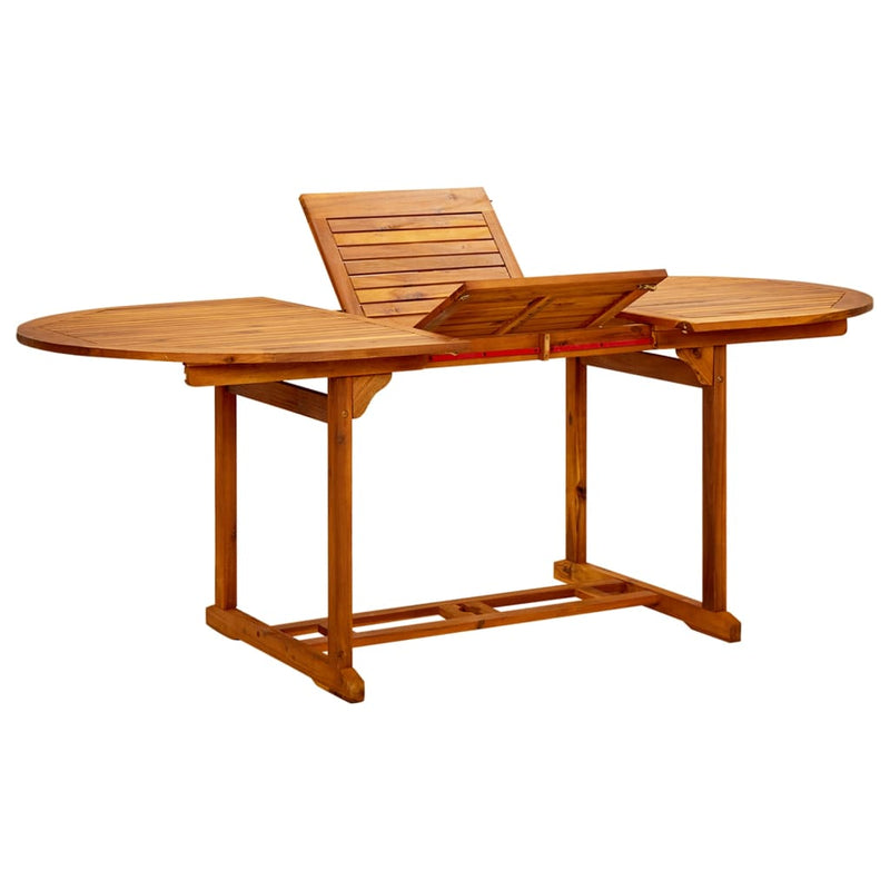 Patio Table 78.7"x39.3"x29.1" Solid Acacia Wood