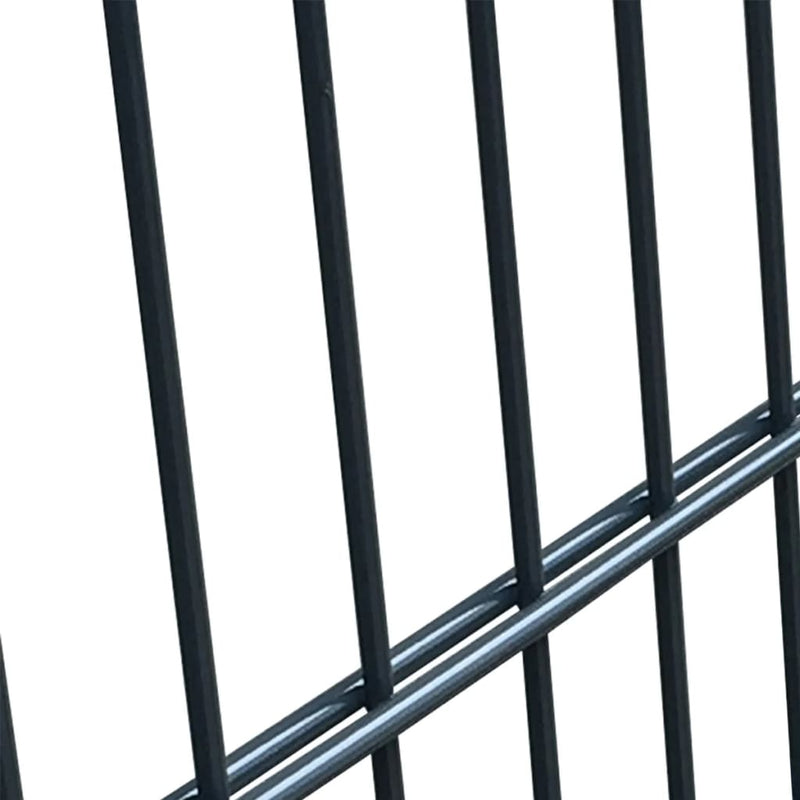 Fence Gate Steel Anthracite 41.3"x59.1"