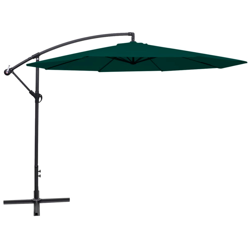 Cantilever Umbrella 137.8" Green