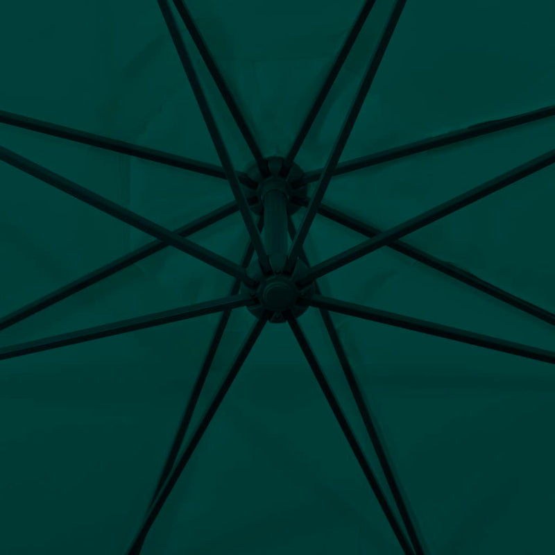 Cantilever Umbrella 137.8" Green