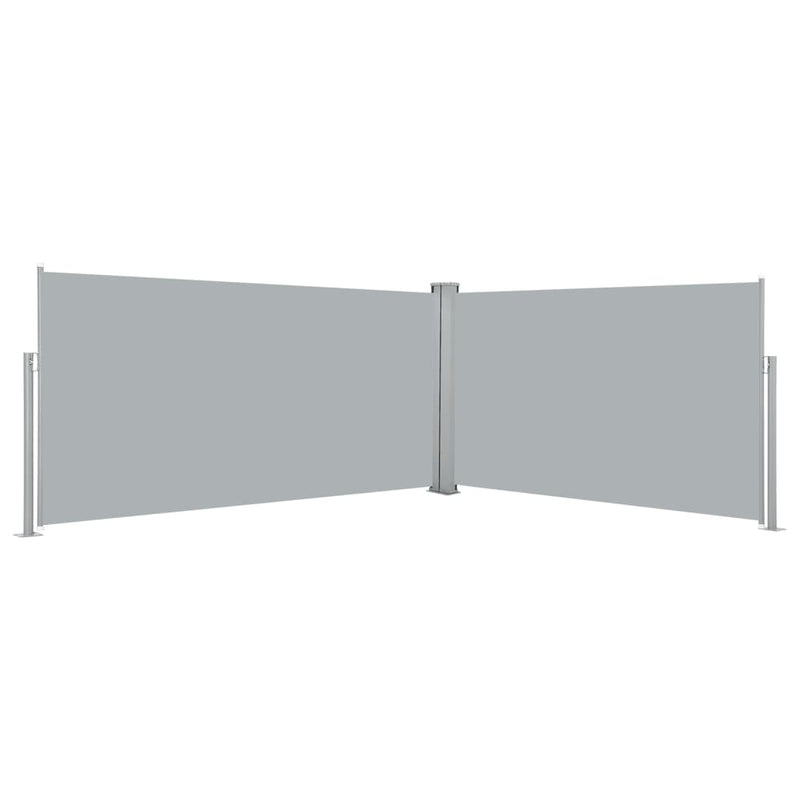 Retractable Side Awning 63"x236" Gray